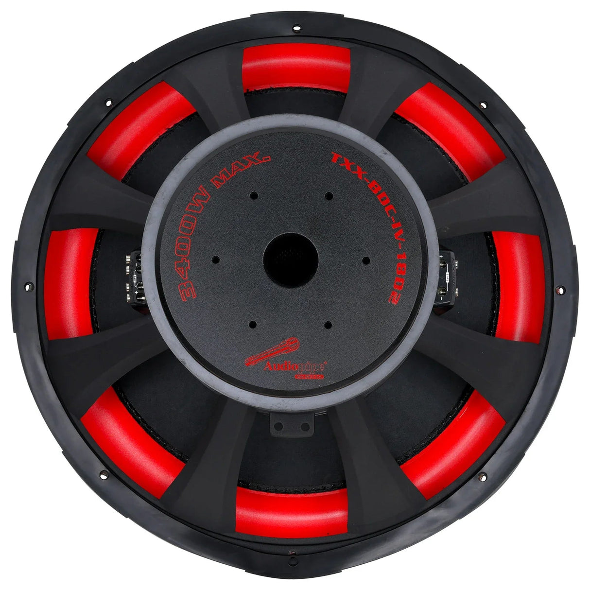 Audiopipe TXX-BDC-IV-18D2 | 18" 1700W RMS Quad Stack Subwoofer DVC 2-Ohm Audiopipe