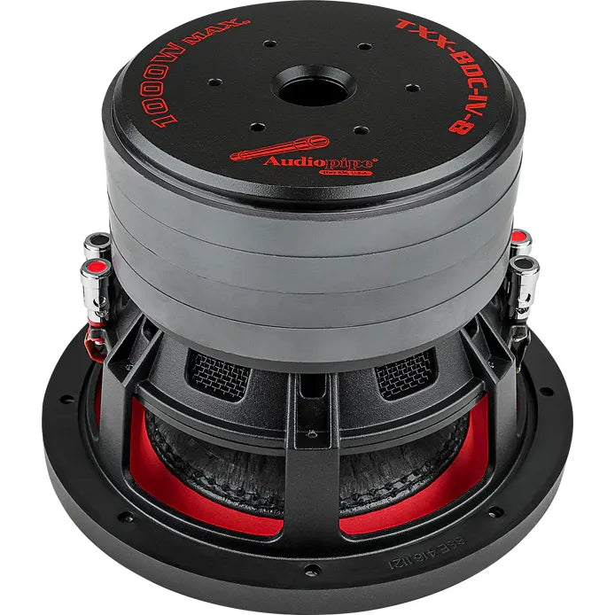 Audiopipe TXX-BDC-IV-8 8" 500W RMS Subwoofer DVC 4-Ohm Audiopipe