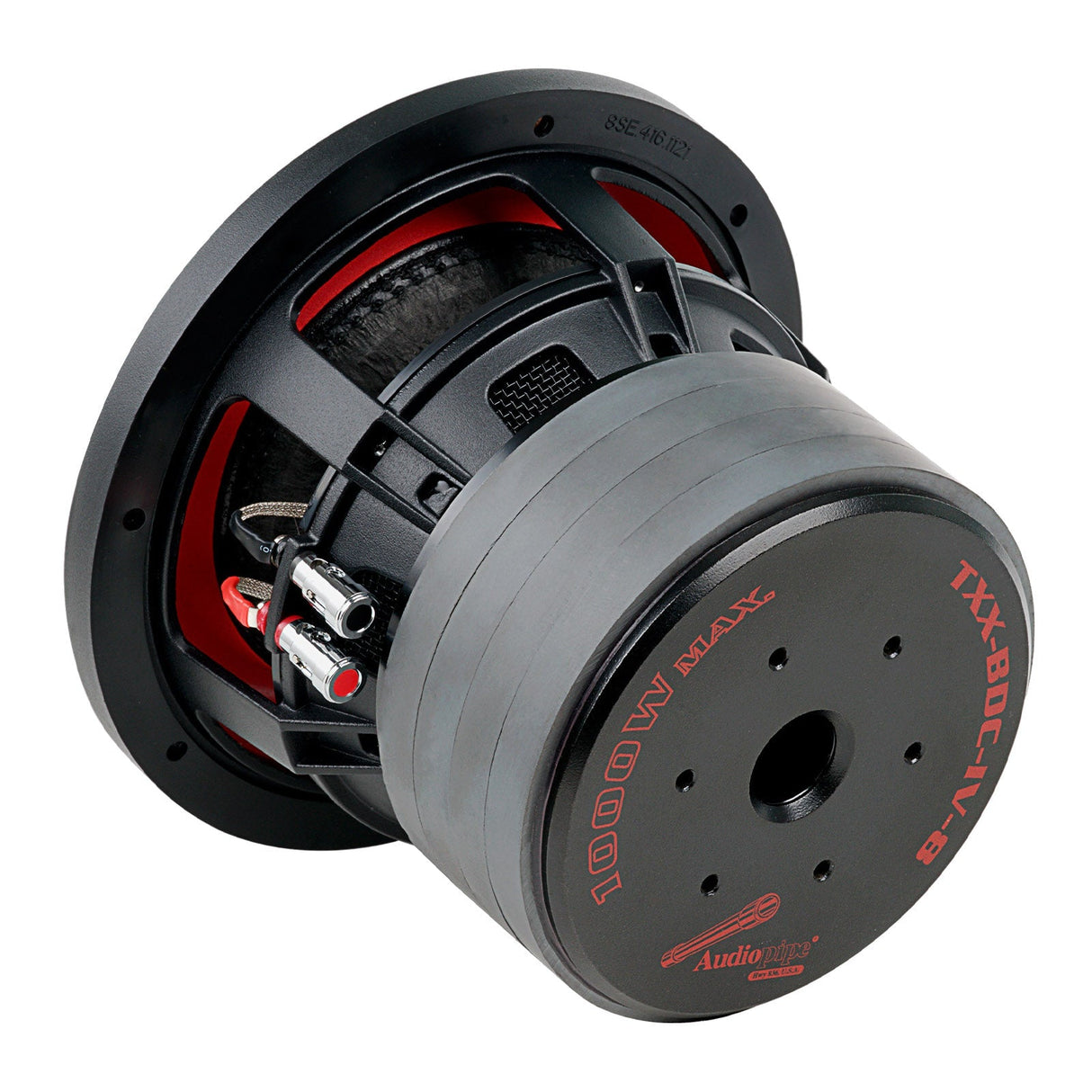 8" Quad Stack Composite Cone Subwoofer (TXX-BDC-IV-8) Audiopipe