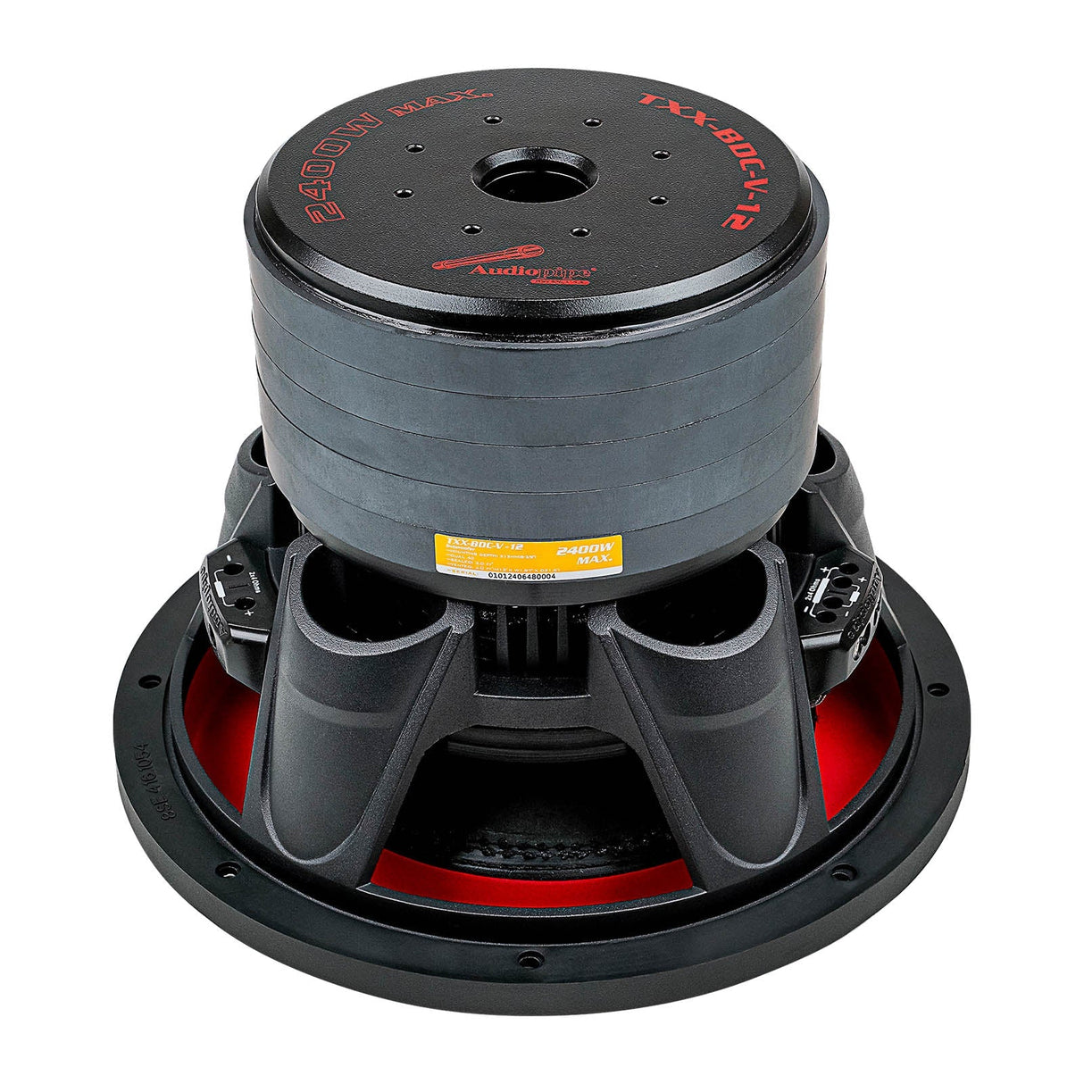 12" Quinta Stack Composite Cone Subwoofer (TXX-BDC-V-12) Audiopipe