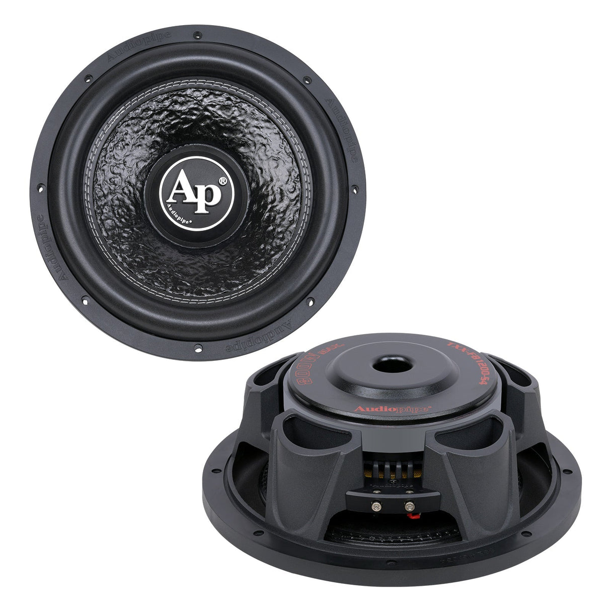 12" Shallow Mount Subwoofer,Single 4 Ohms Woofer (TXX-FB1200-S4) Audiopipe