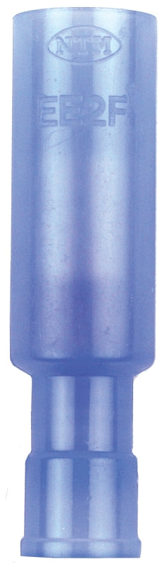 Term Bullet F 16-14 NYLONF .157Jandorf Bullet Terminal, 600 V, 16 to 14 AWG Wire, Nylon Insulation, Copper Contact, Tin, Blue, 5/PK #60848 Jandorf