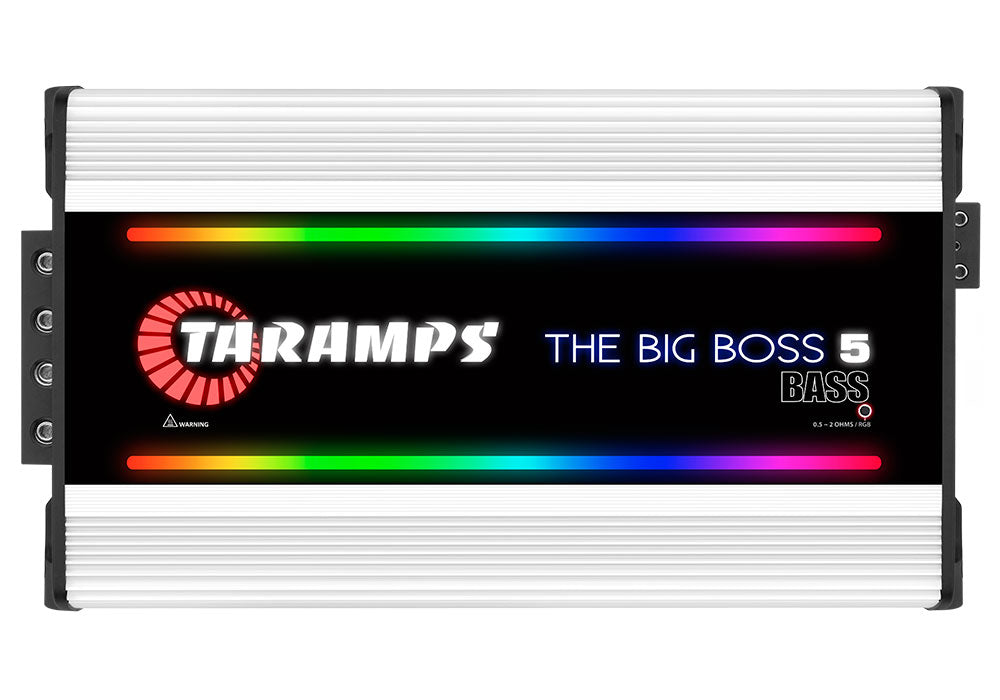 Taramps Big Boss 5 Bass 5000W RMS Monoblock Amplifier 0.5-Ohm~2-Ohm Taramps