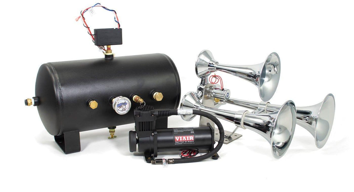 The Riot 544K Nightmare Edition Train Horn Kit HornBlasters
