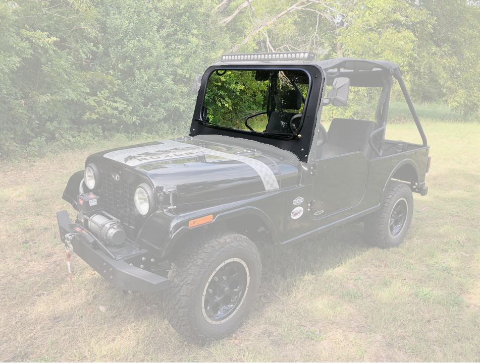 Fixed Windshield 2018-2020 Roxor Roxor - Extended ROPS Fortress Pro