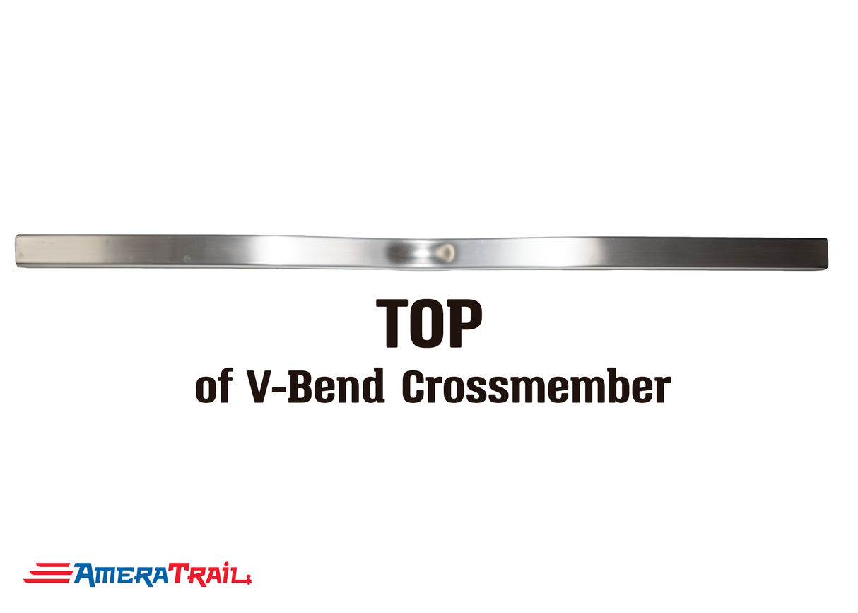 80 X 3 X 3" V Bend Cross Member, 1/4" Wall, Structural Aluminum