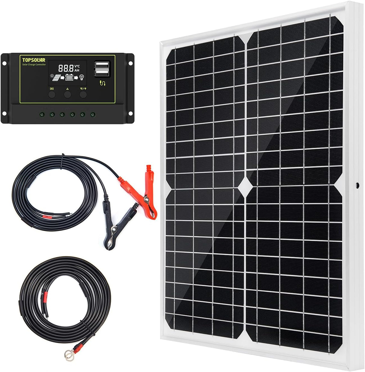 Topsolar solar panel kit 20W TekShack