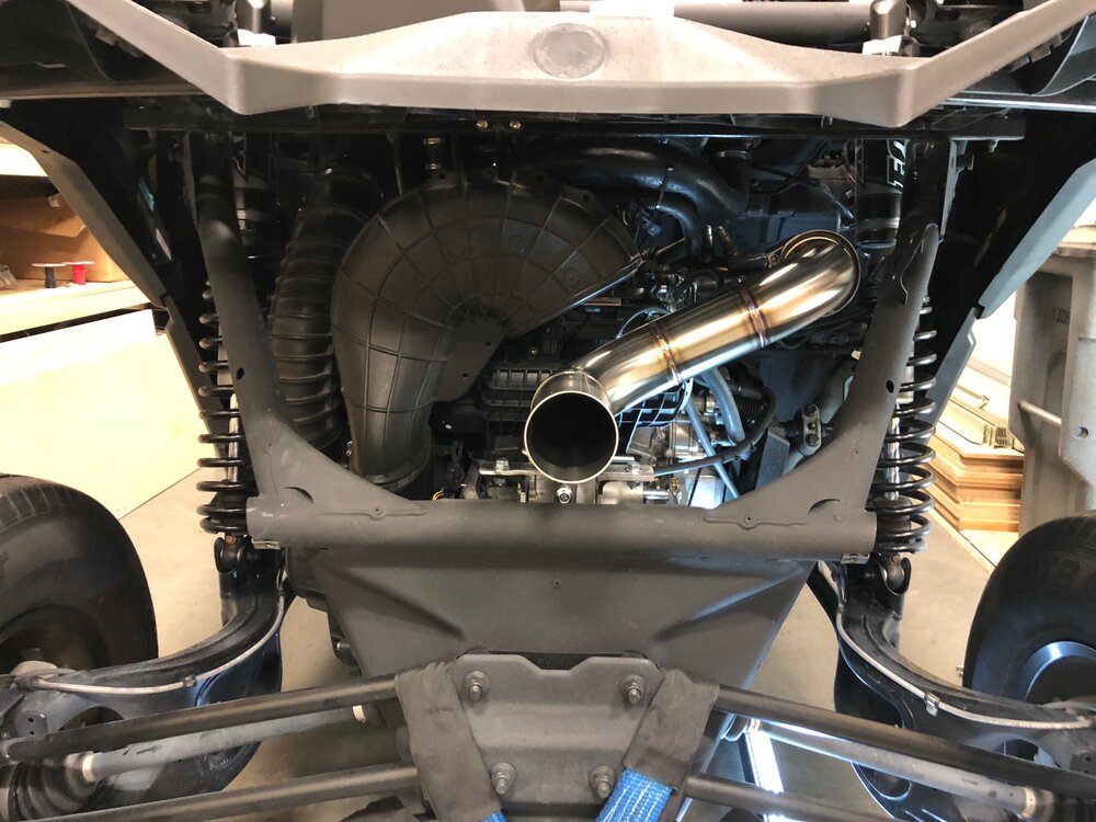 Treal Performance Turbo-Back Straight Pipe Exhaust System | Can-Am X3