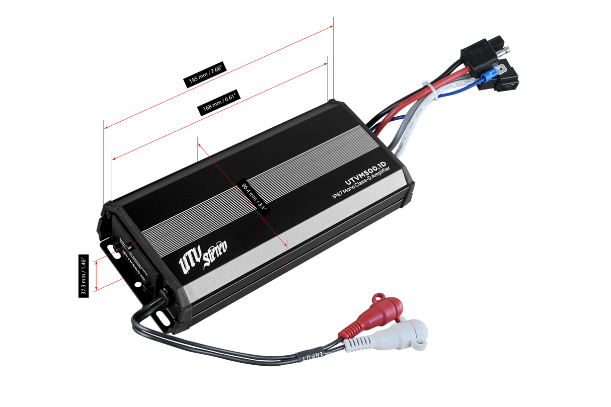 M-Series 500W Mono Amplifier | UTVM-500.1D UTV Stereo
