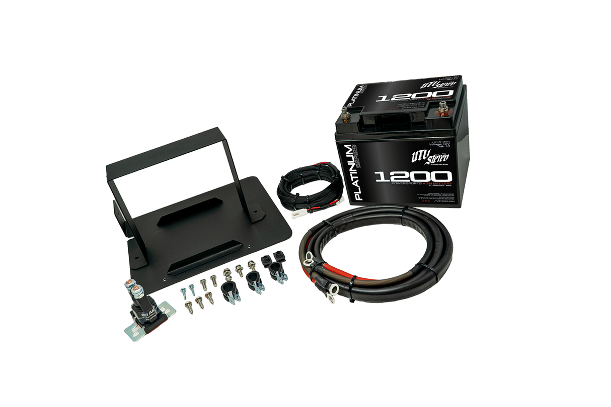 Can-Am® Defender HD10 2nd Battery Kit | UTVS-DEF-2BATT-KIT UTV Stereo