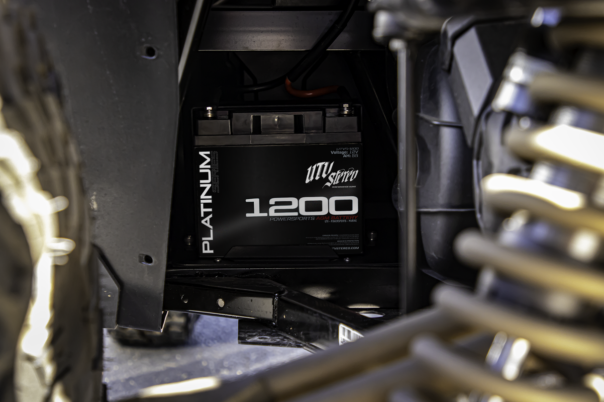 Can-Am® Defender HD10 2nd Battery Mount Only (No Battery) | UTVS-DEF-2BATT-MT UTV Stereo