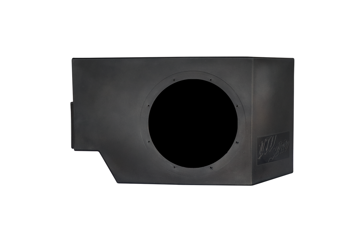 Can-Am® Defender HD11 Vented 10" Front Passenger Subwoofer Enclosure Unloaded | UTVS-DEF2-VENC-PASS-10-FRONT