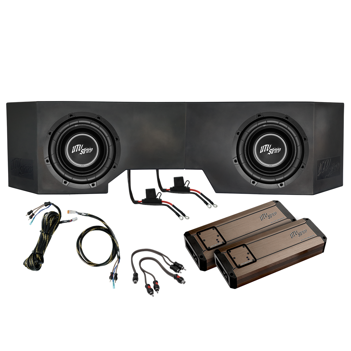 Can-Am® Defender HD10 2400W Dual 10"Subwoofer Kit | UTVS-DEF-SUB-2400-2
