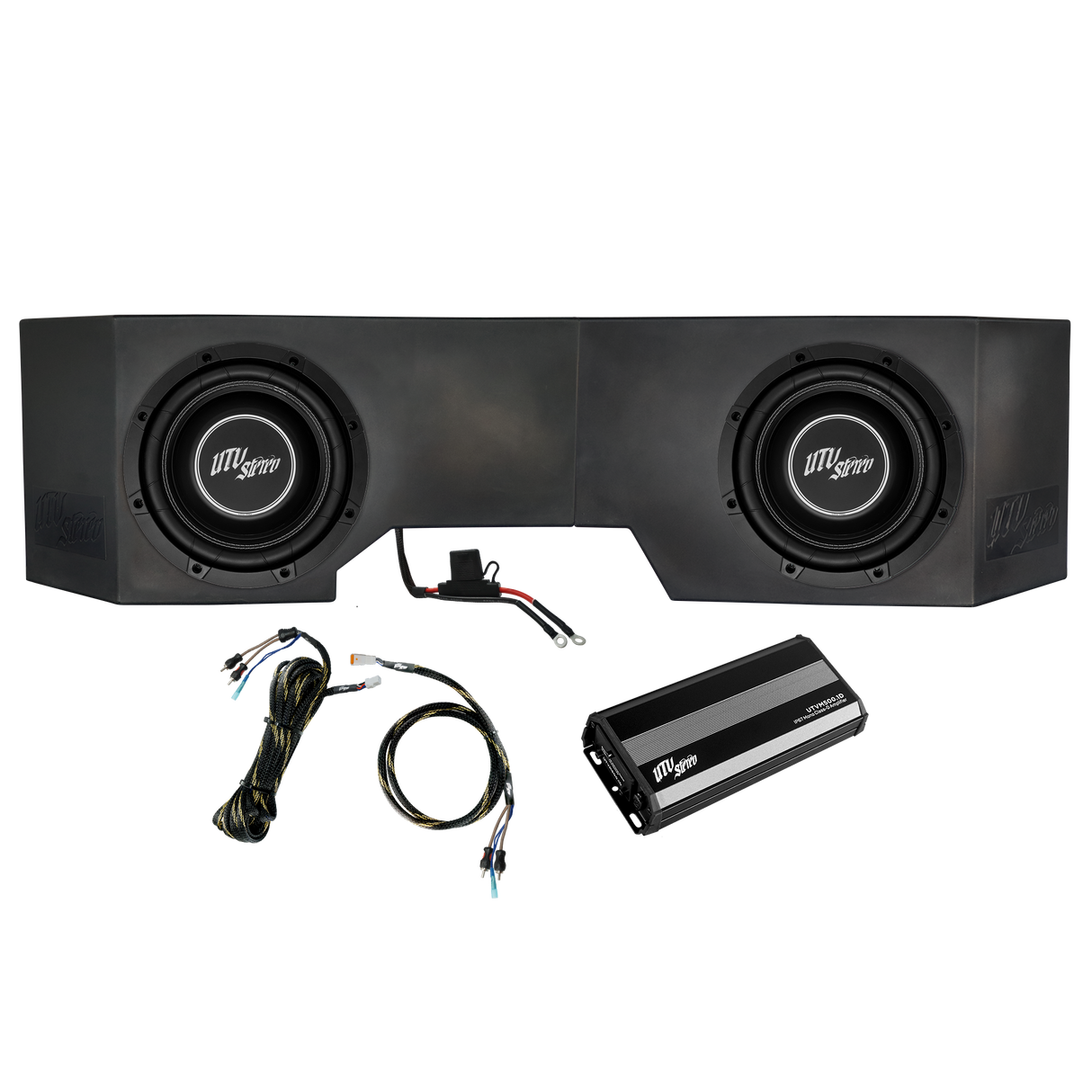 Can-Am® Defender HD10 500W Dual 10" Subwoofer Kit | UTVS-DEF-SUB-500-2 UTV Stereo