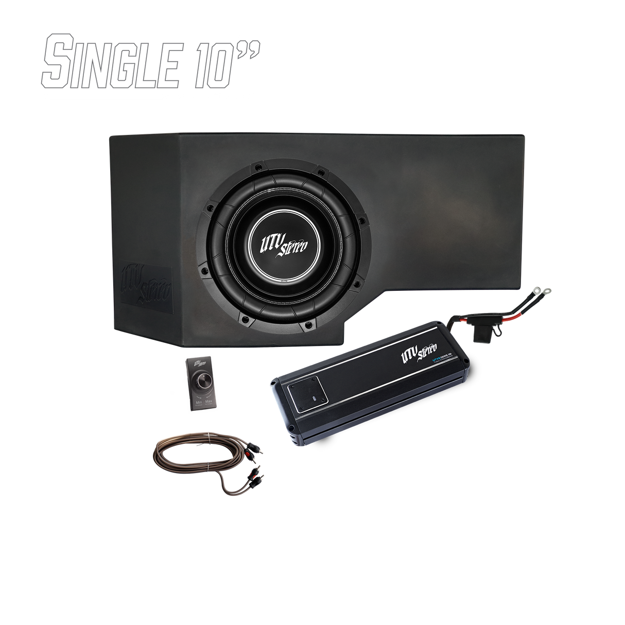 Can-Am® Defender HD11 1000W Single 10" Subwoofer Kit | UTVS-DEF2-1000-1-GO UTV Stereo