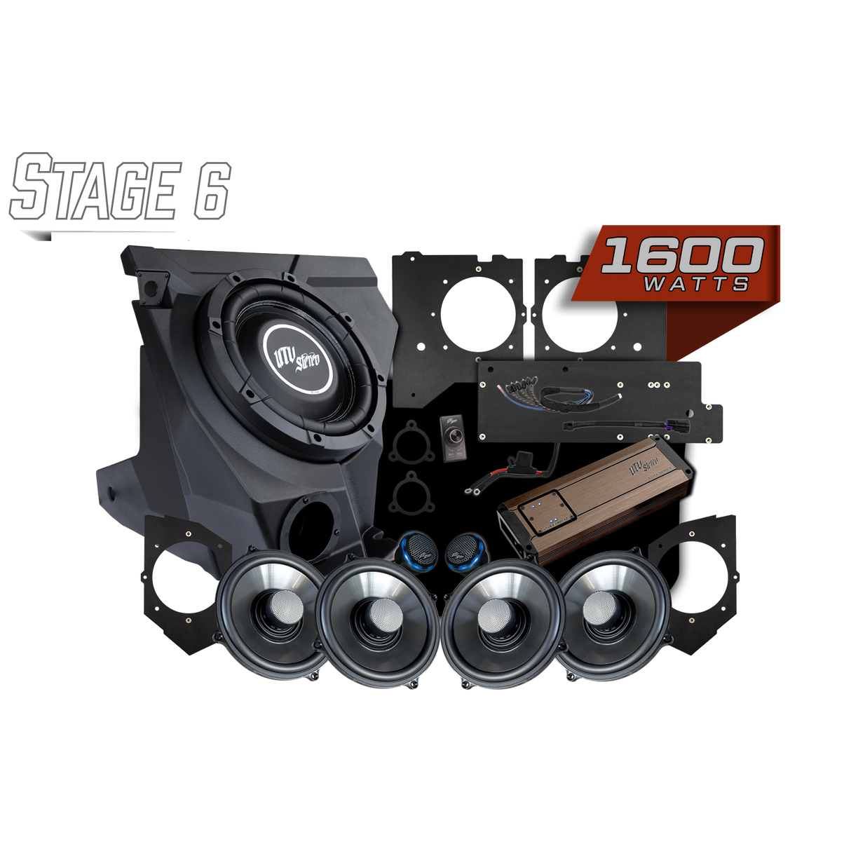 KAWASAKI® TERYX H2 GARMIN TREAD® Elite Stage 6 Stereo Kit | UTVS-H2-S6-GRM UTV Stereo