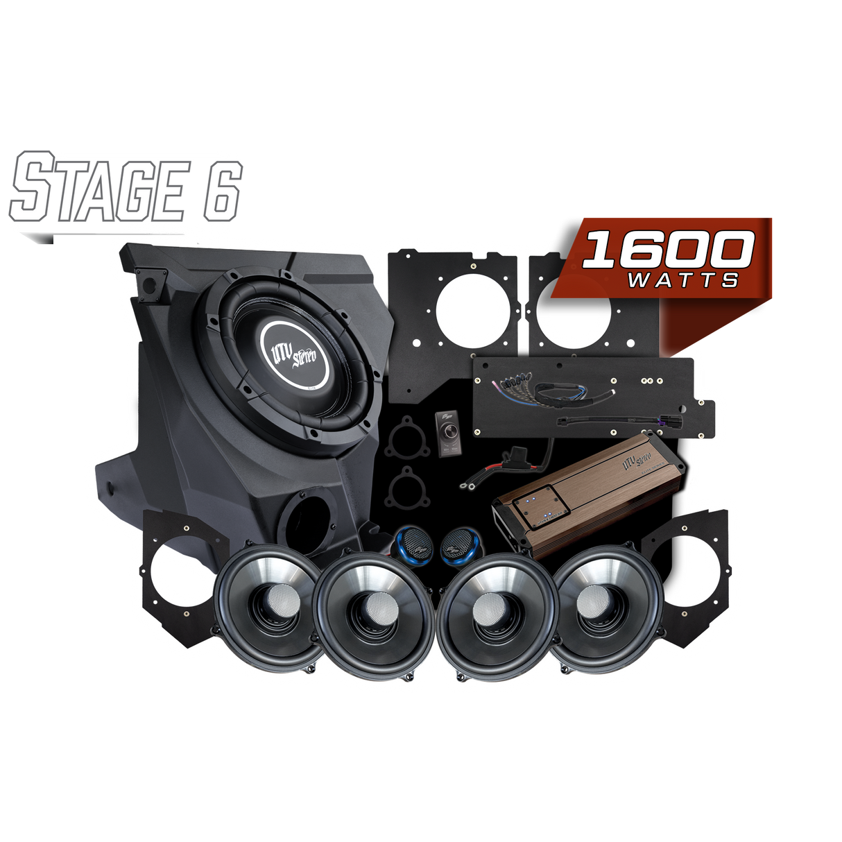 KAWASAKI® TERYX H2 GARMIN TREAD® Elite Stage 6 Stereo Kit | UTVS-H2-S6-GRM UTV Stereo