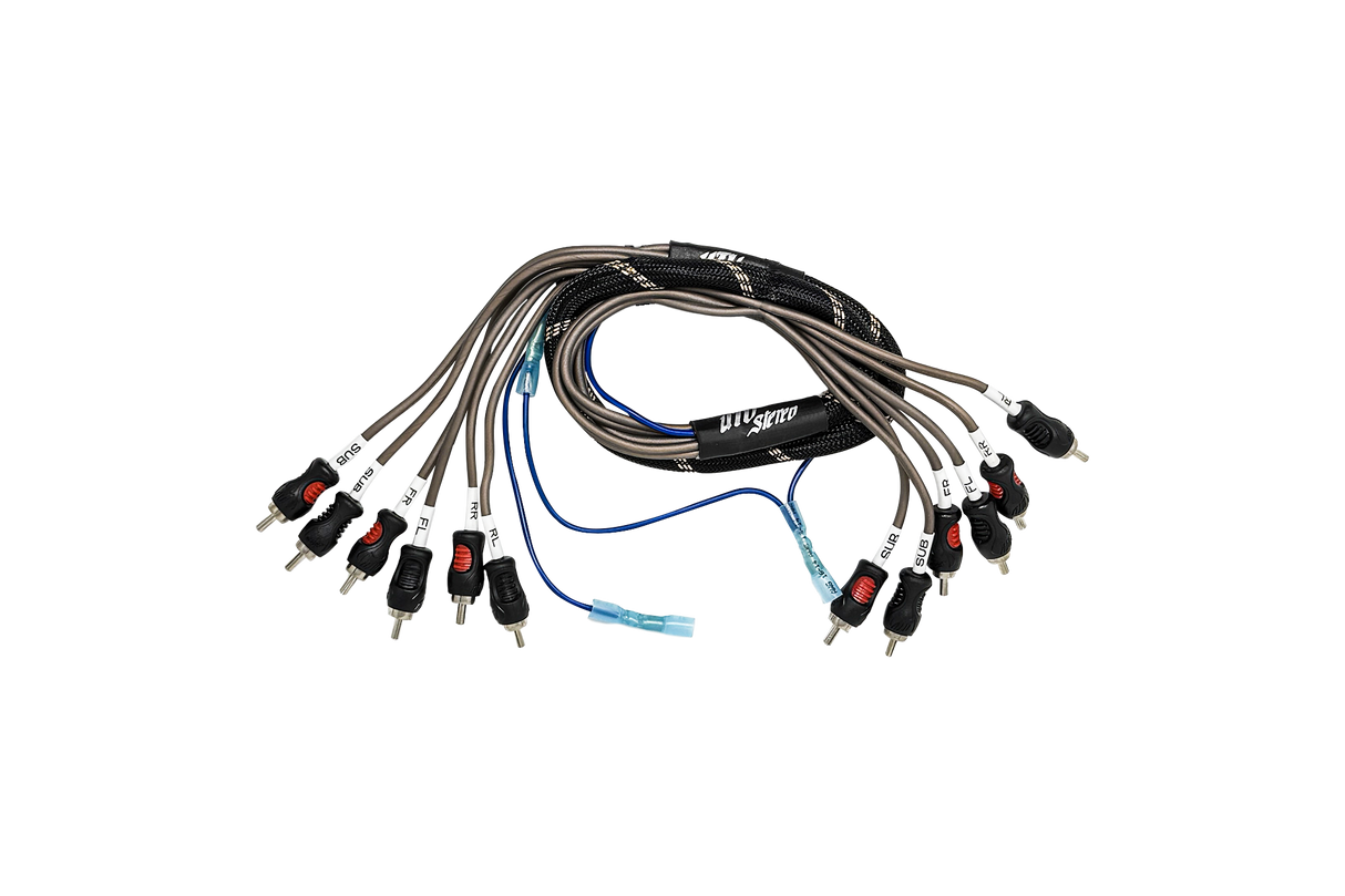 UTV Stereo 2-Channel RCA Harness - Front + Remote | UTVS-HRN-RCA-1 UTV Stereo
