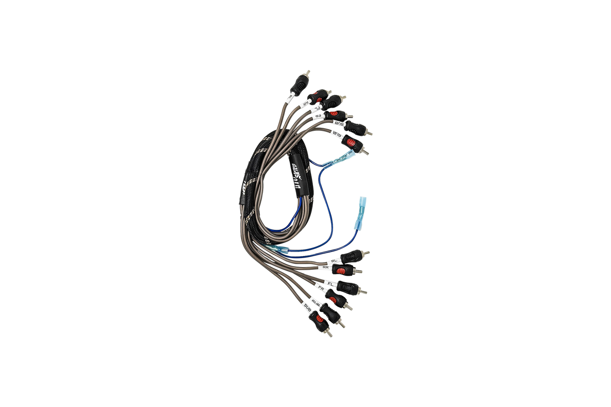 UTV Stereo 6-Channel RCA Harness - Front, Rear, Subwoofer, + Remote | UTVS-HRN-RCA-3 UTV Stereo