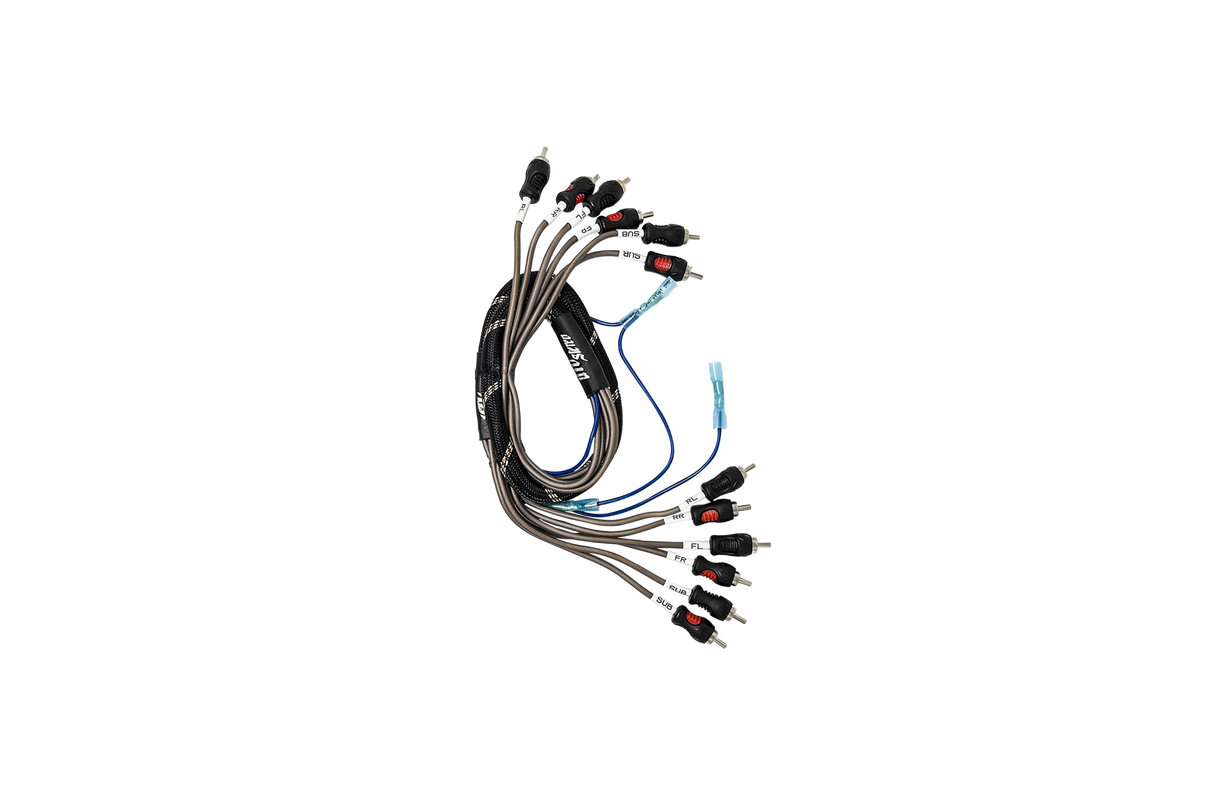 UTV Stereo 6-Channel RCA Harness - Front, Rear, Subwoofer, + Remote | UTVS-HRN-RCA-3 UTV Stereo