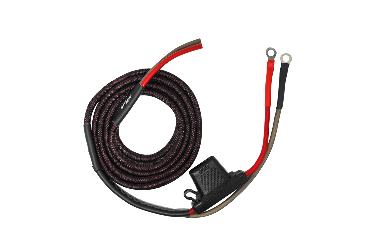 Can-Am® Defender HD11 187" Amp Power Harness - 80 Amp Fused | UTVS-HRN-AMP-PWR-187 UTV Stereo