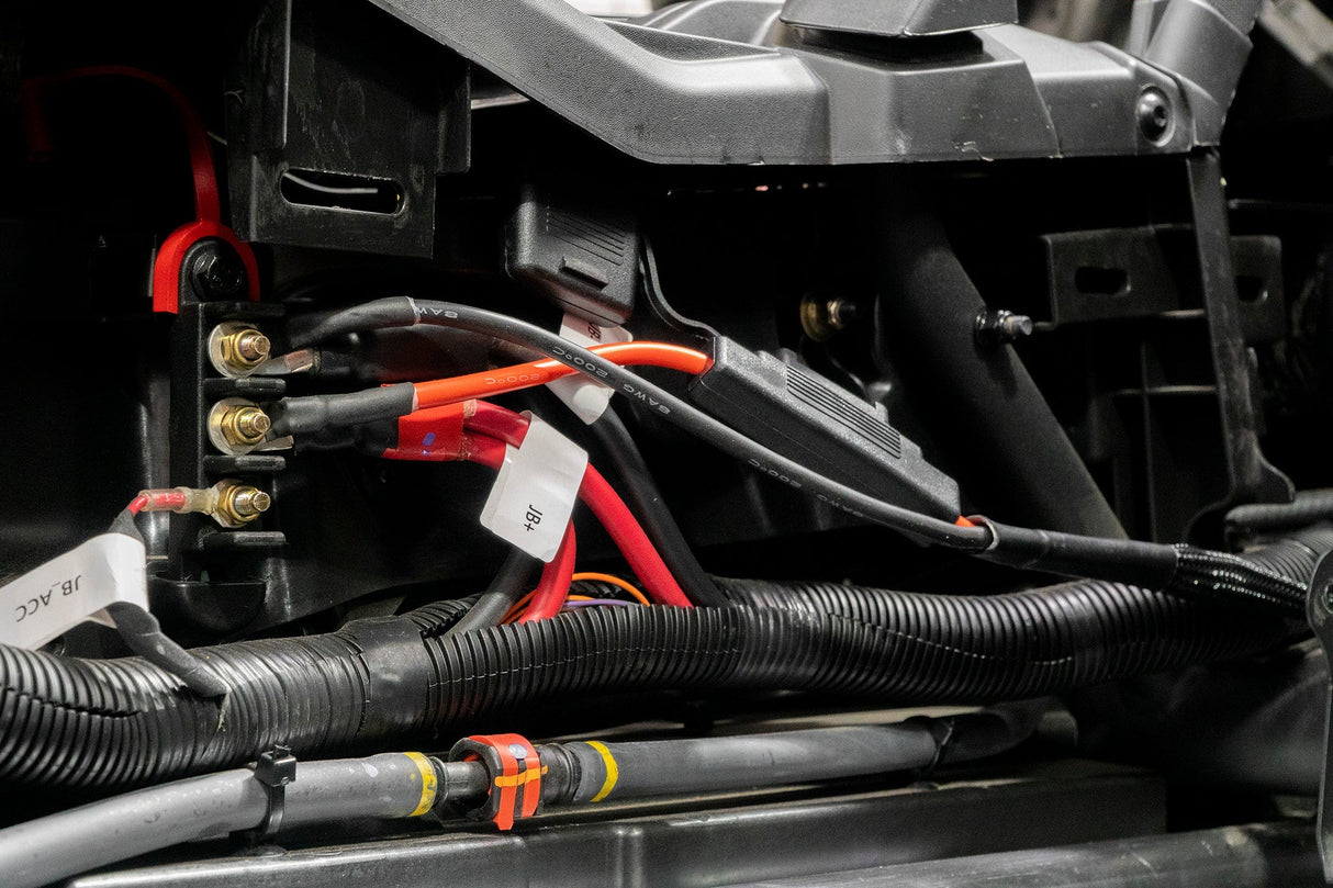 86" Power Harness for Amplifier Installation - 80Amp Fused | UTVS-HRN-AMP-PWR-86 UTV Stereo