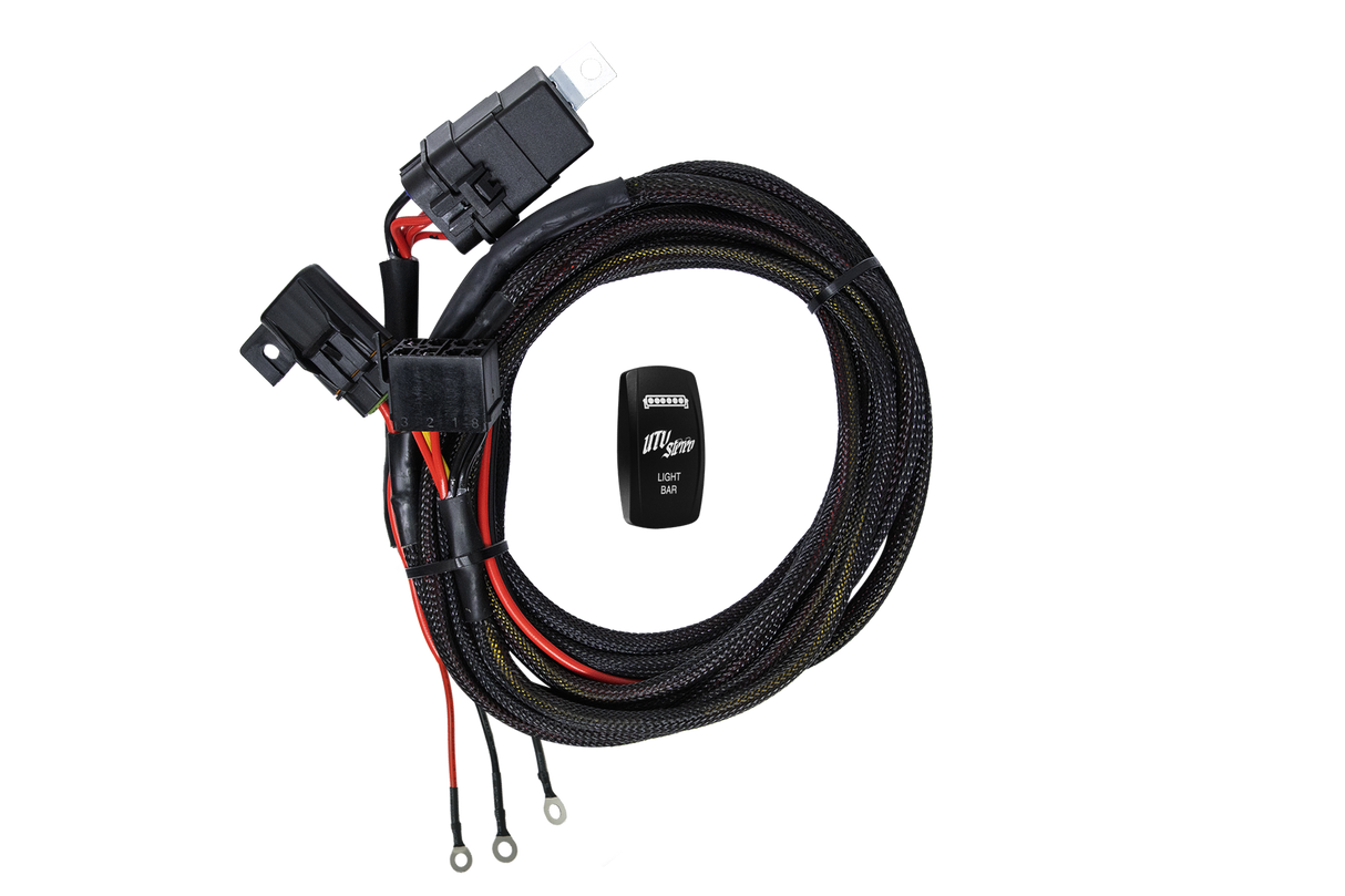High Current Harness + Rocker Switch | UTVS-HRN-HC-RKR UTV Stereo