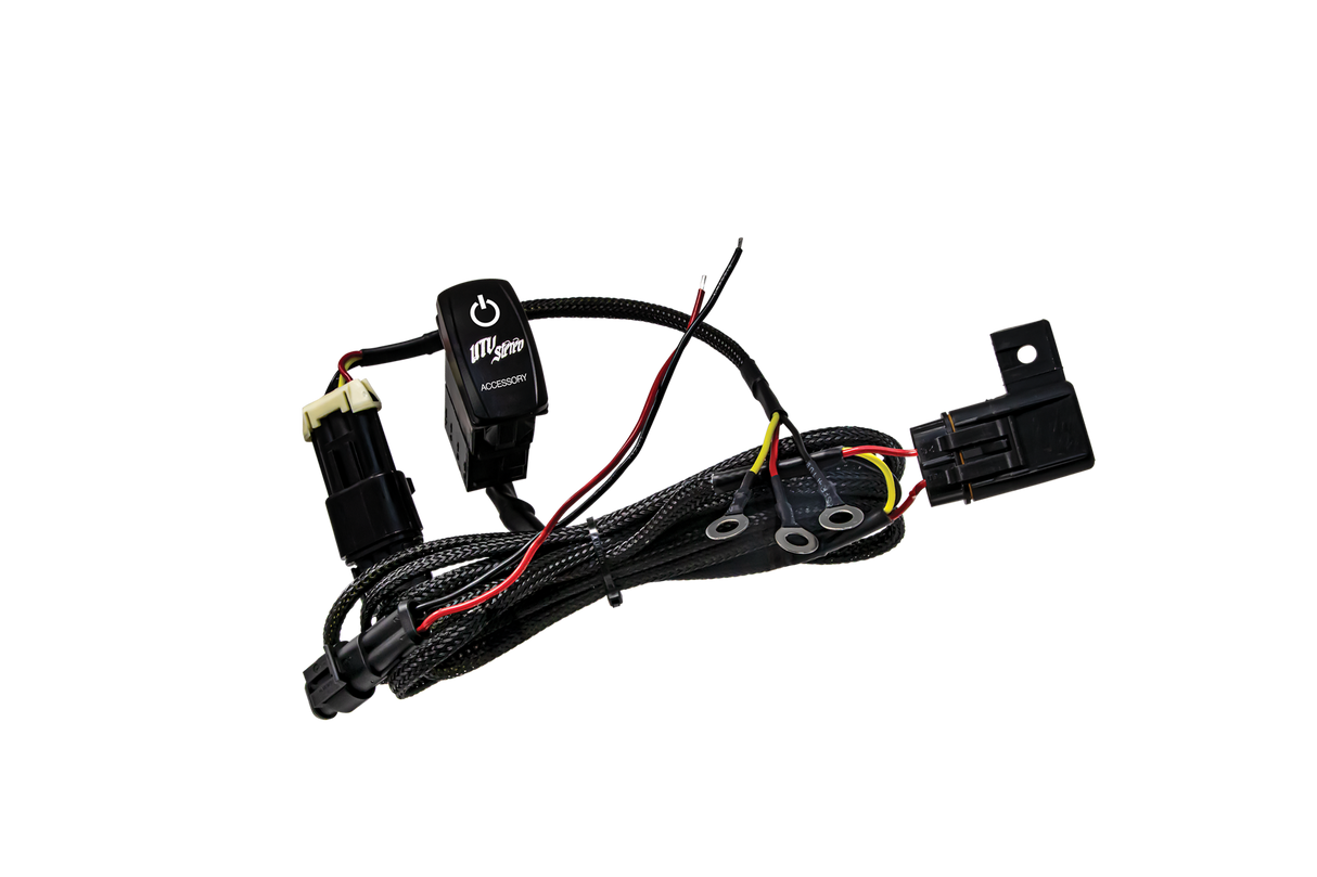 Low Current Harness + Rocker Switch | UTVS-HRN-LC-ACC UTV Stereo