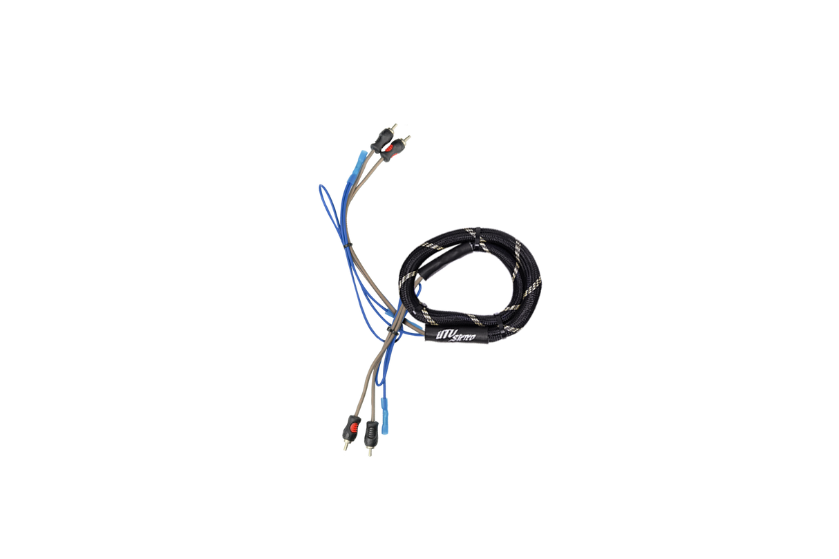 UTV Stereo 2-Channel RCA Harness - Front + Remote | UTVS-HRN-RCA-1 UTV Stereo