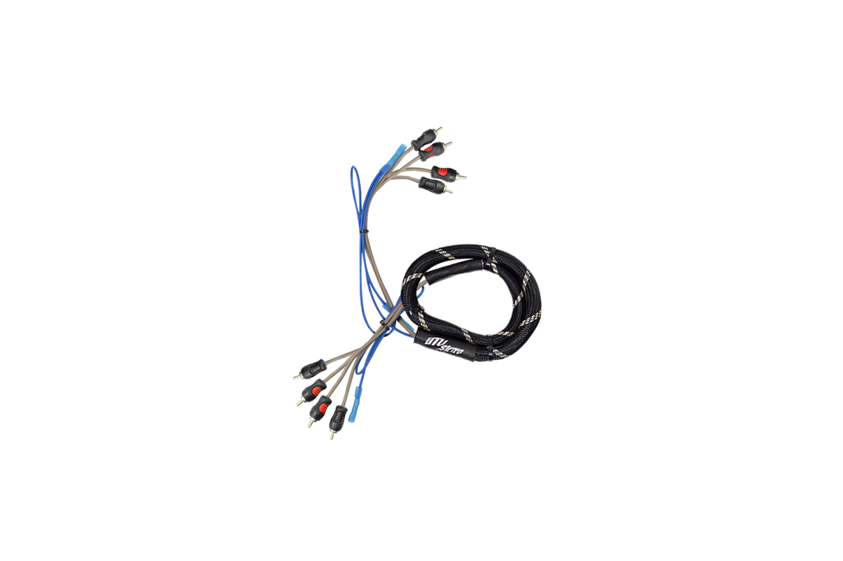 UTV Stereo 6-Channel RCA Harness - Front, Rear, Subwoofer, + Remote | UTVS-HRN-RCA-3 UTV Stereo
