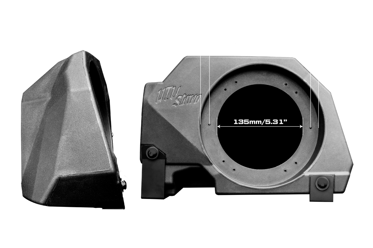 '20-'26 RZR® Pro Series 6.5" Rear Seat Speaker Pods V3 - Unloaded | UTVS-PRO-RP65 UTV Stereo