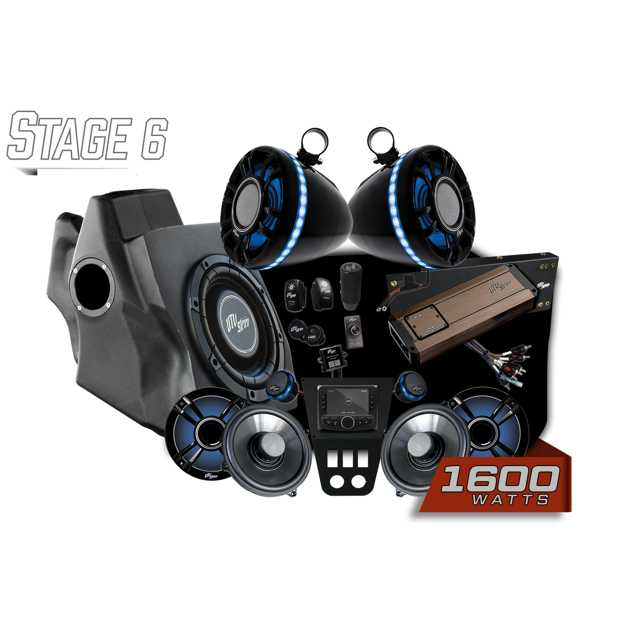 '20-'24 RZR® Pro Series Elite Stage 6 Stereo Kit | UTVS-PRO-S6-E UTV Stereo