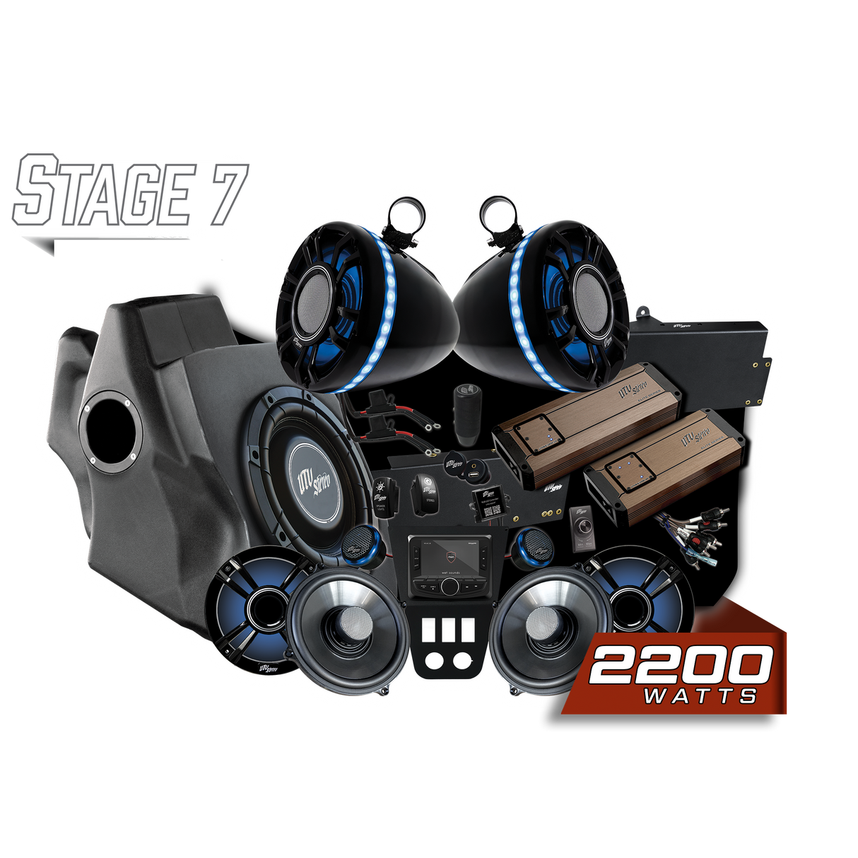 '20-'24 RZR® Pro Series Elite Stage 7 Stereo Kit | UTVS-PRO-S7-E UTV Stereo