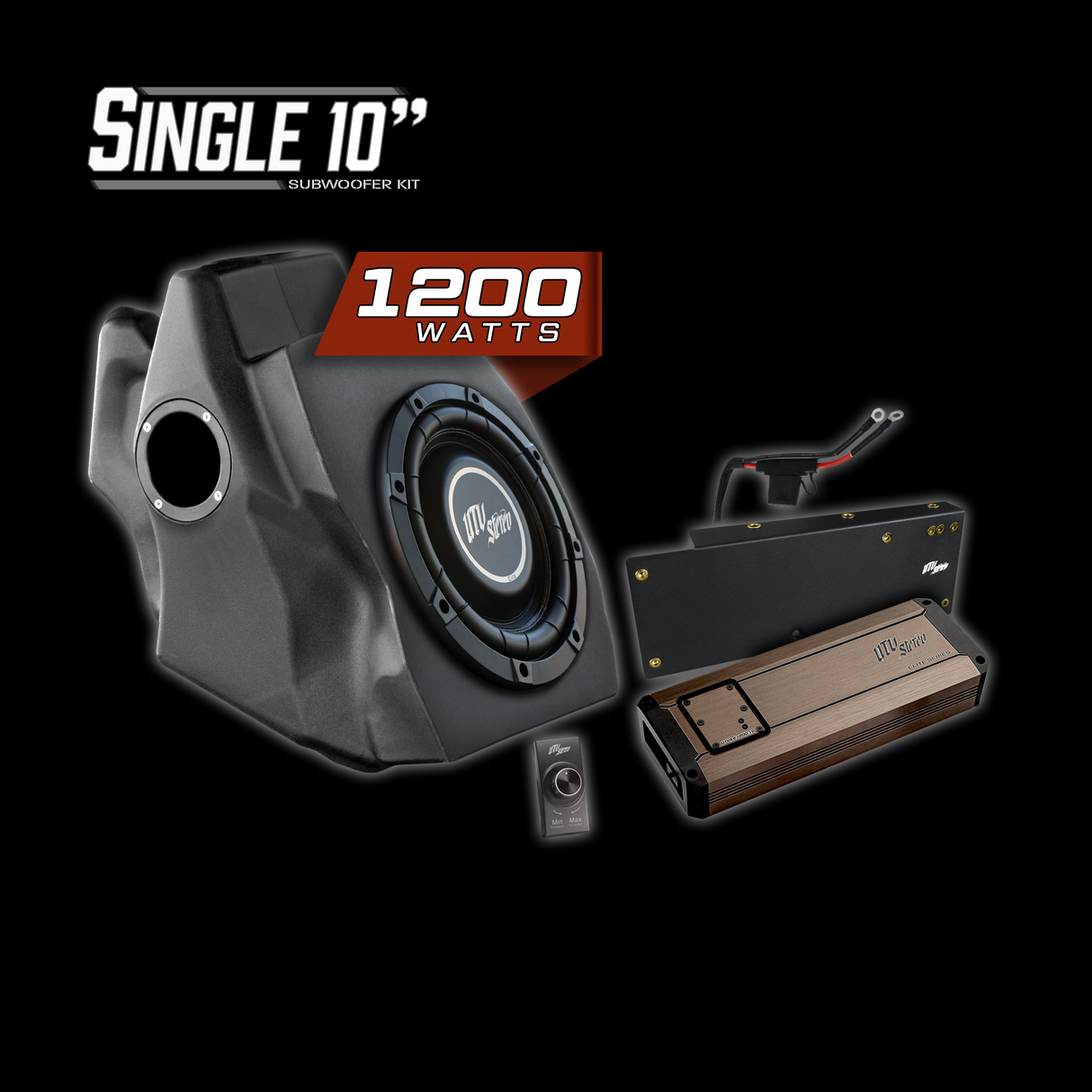'20-'24 RZR® Pro Series 1200W Subwoofer Kit | UTVS-PRO-SUB-1200-1 UTV Stereo