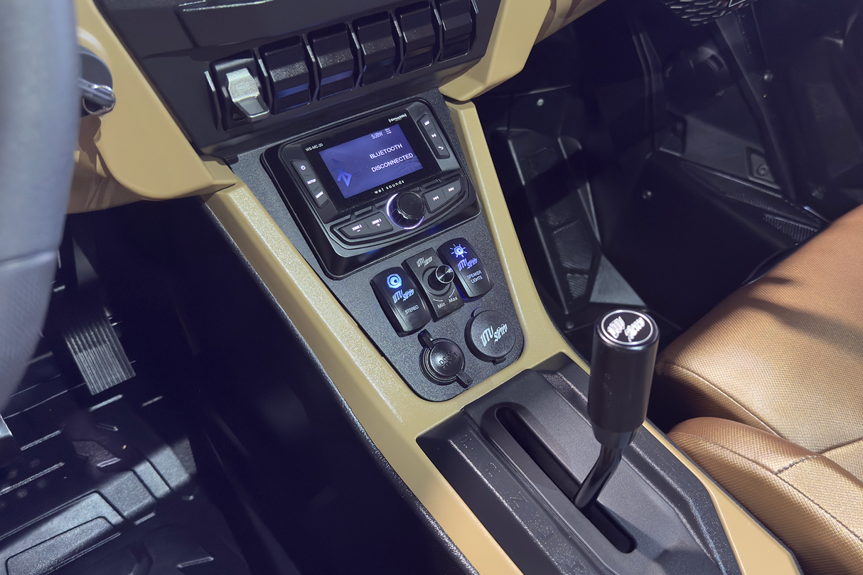 '25 -'26 RZR® Pro Series Head Unit Mount | UTVS-PRO2-HUMT-DASHKIT-RKR UTV Stereo