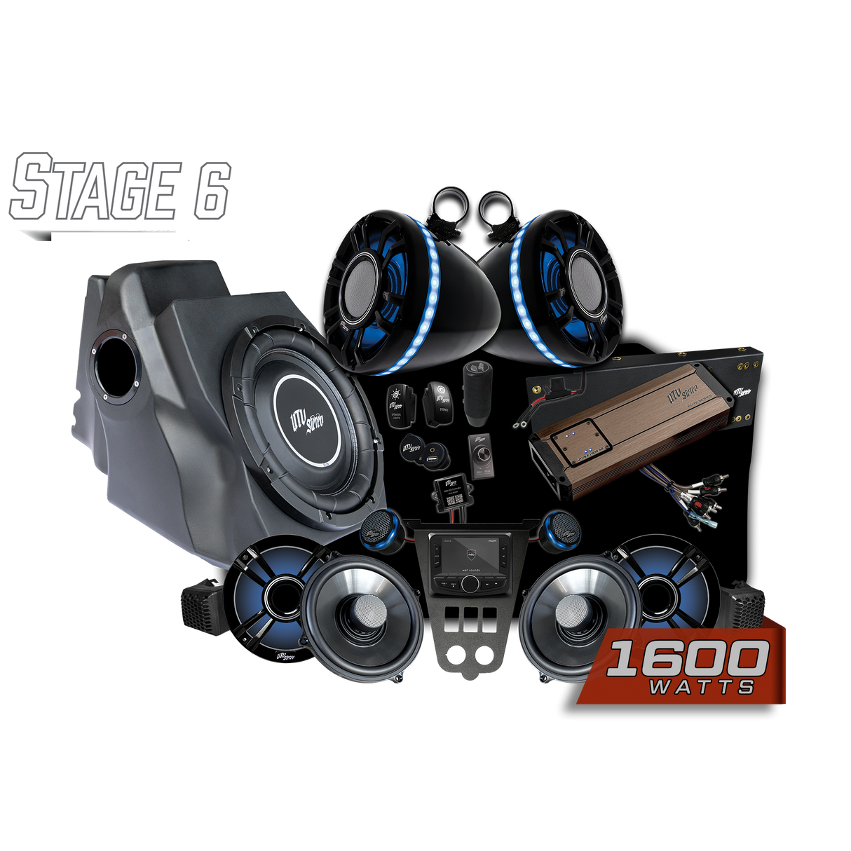'25-'26 RZR® Pro Series Elite Stage 6 Stereo Kit | UTVS-PRO2-S6-E UTV Stereo