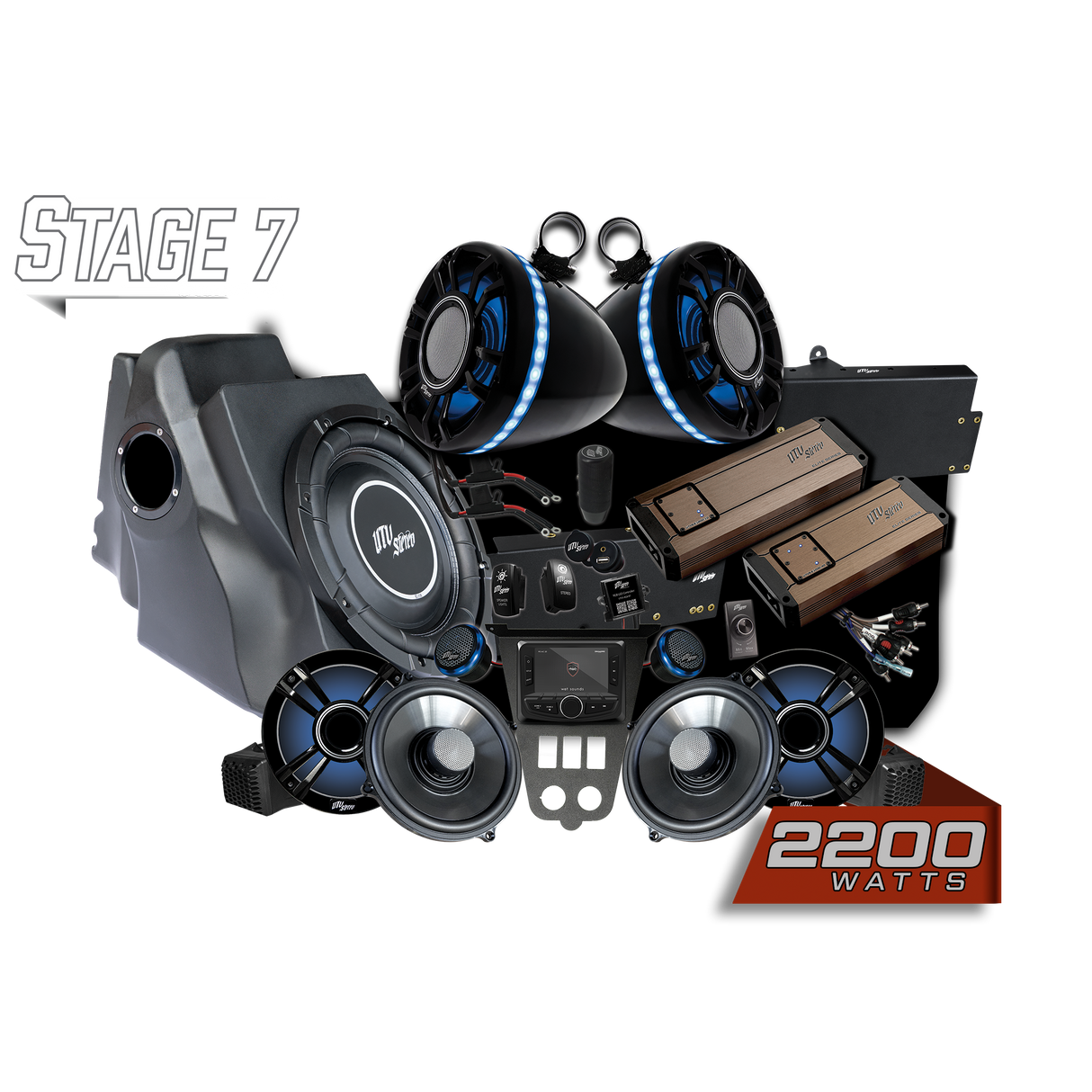 '25-'26 RZR® Pro Series Elite Stage 7 Stereo Kit | UTVS-PRO2-S7-E UTV Stereo
