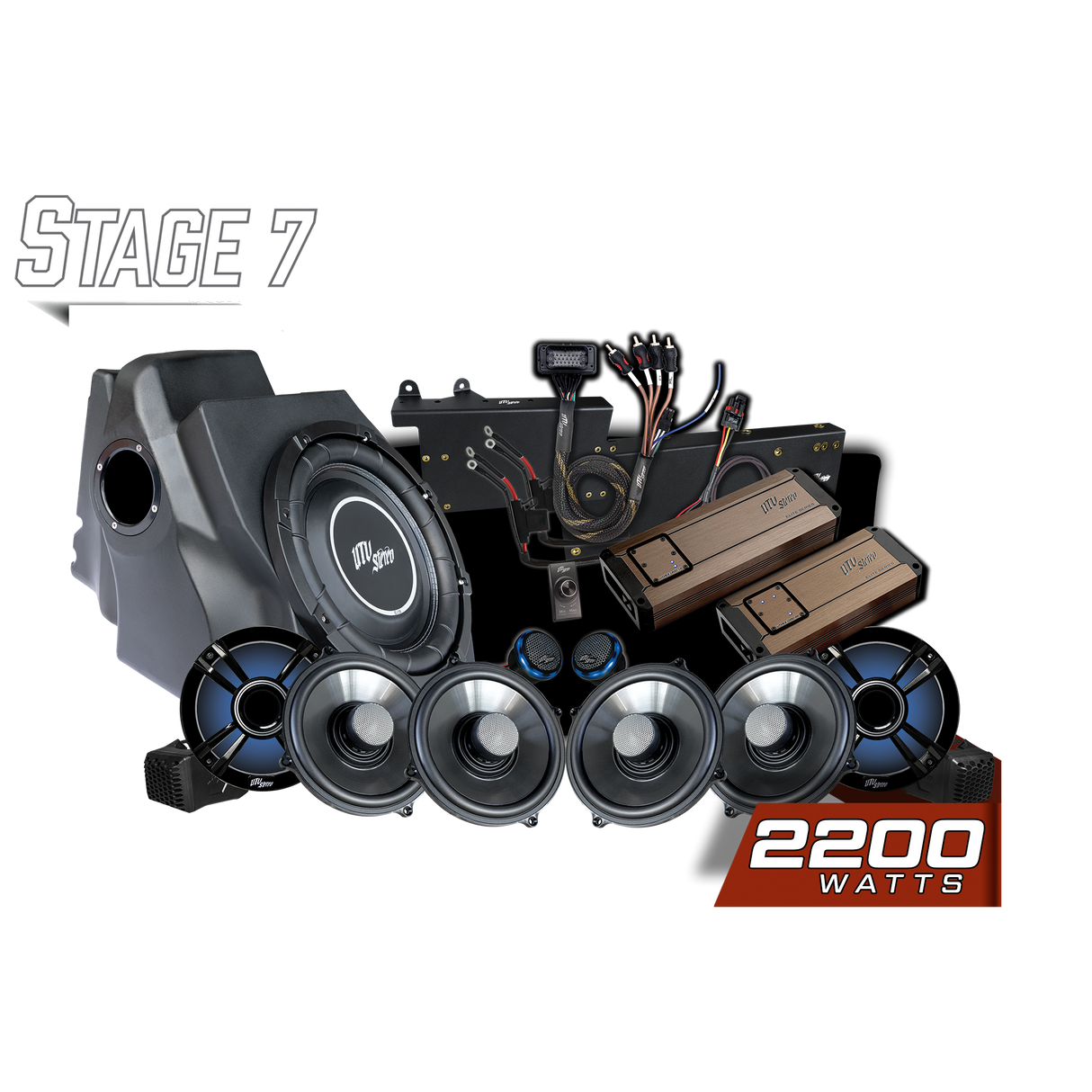 '25-'26 RZR® Pro Series Ride Command® Stage 7 Stereo Kit | UTVS-PRO2-S7-RC UTV Stereo