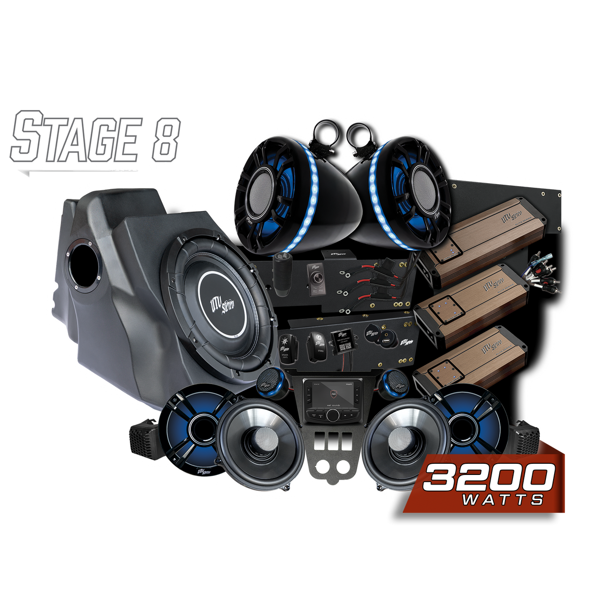 '25-'26 RZR® Pro Series Elite Stage 8 Stereo Kit | UTVS-PRO2-S8-E UTV Stereo
