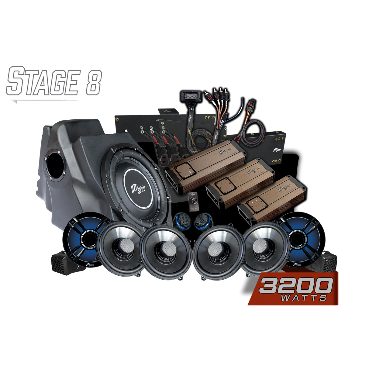 '25-'26 RZR® Pro Series Ride Command® Stage 8 Stereo Kit | UTVS-PRO2-S8-RC UTV Stereo