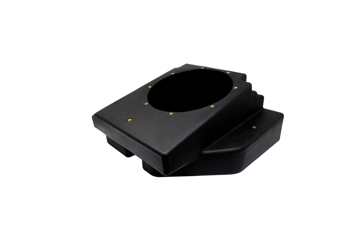 Can-Am® Maverick R 10" Rear Passenger Subwoofer Enclosure (4-SEAT MODELS) – Unloaded | UTVS-R-ENC-PASS-4R UTV Stereo