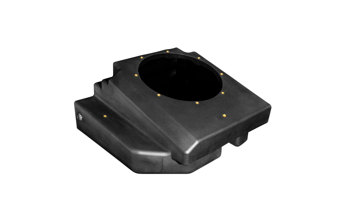 Can-Am® Maverick R 10" Rear Passenger Subwoofer Enclosure (PRE-ORDER ONLY)(4-SEAT MODELS) – Unloaded | UTVS-R-ENC-PASS-4R