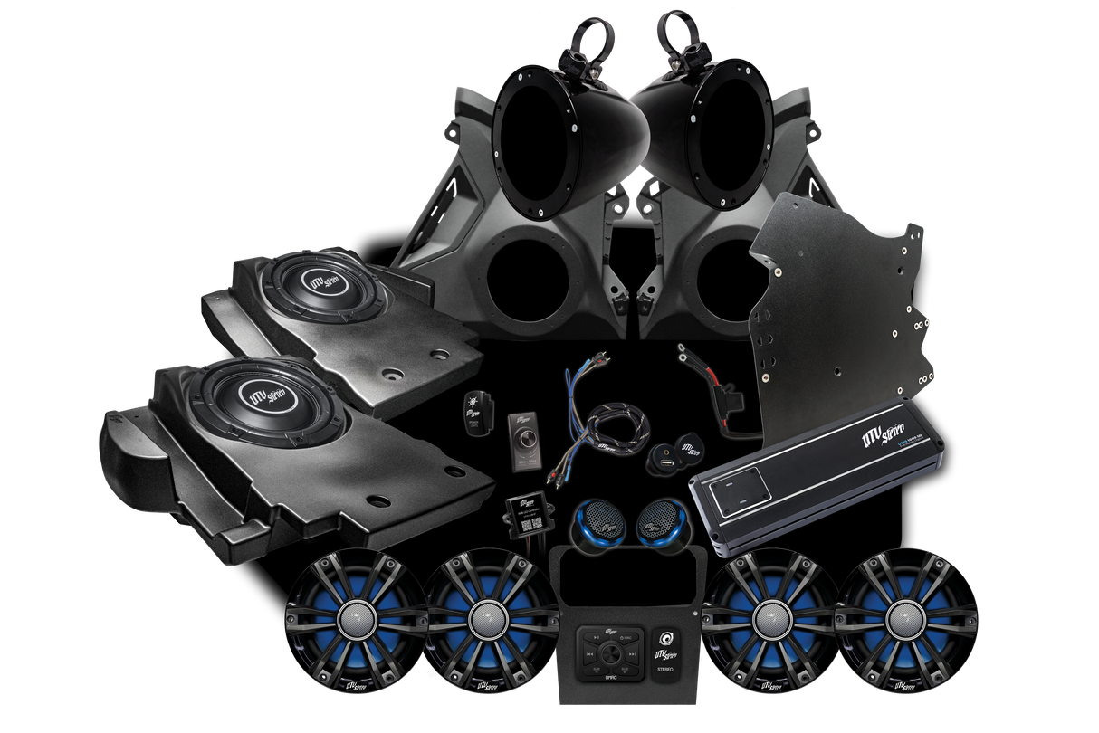 Can-Am® Maverick R Signature Series Stage 6 Stereo Kit | UTVS-R-S6-S UTV Stereo