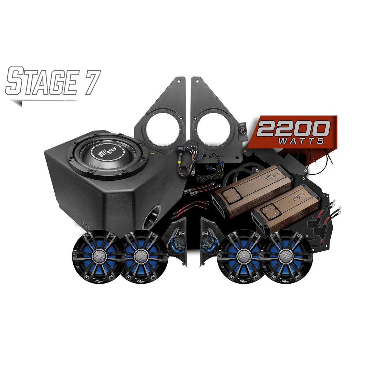 Polaris Ranger 1500 Ride Command® Stage 7 Stereo Kit | UTVS-RNG-S7-RC UTV Stereo