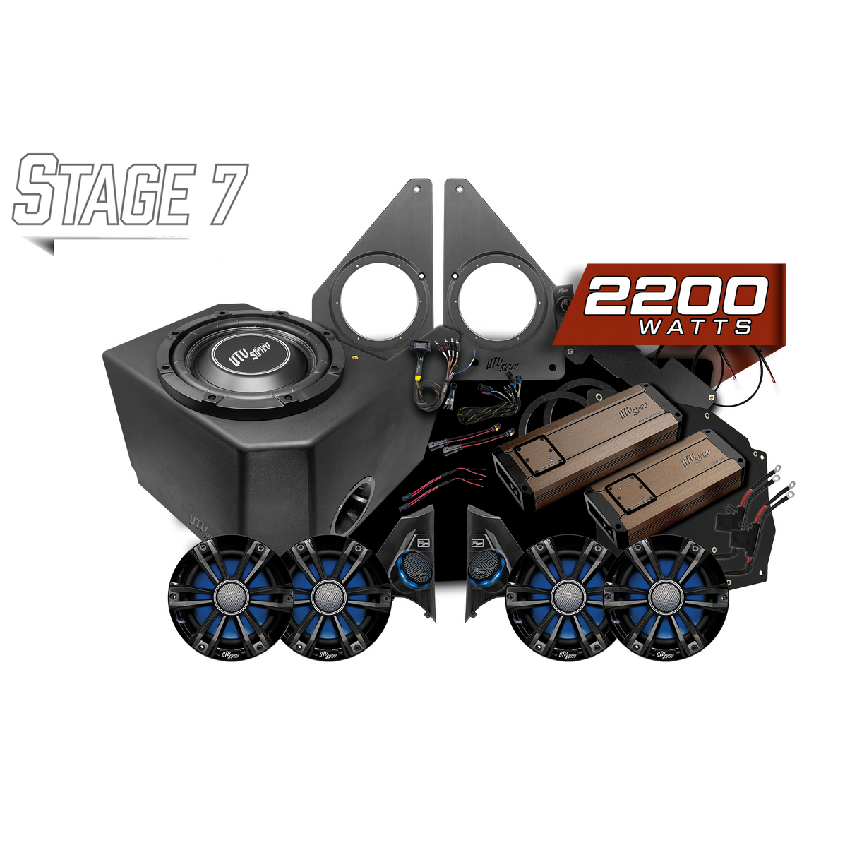 Polaris Ranger 1500 Ride Command® Stage 7 Stereo Kit | UTVS-RNG-S7-RC UTV Stereo