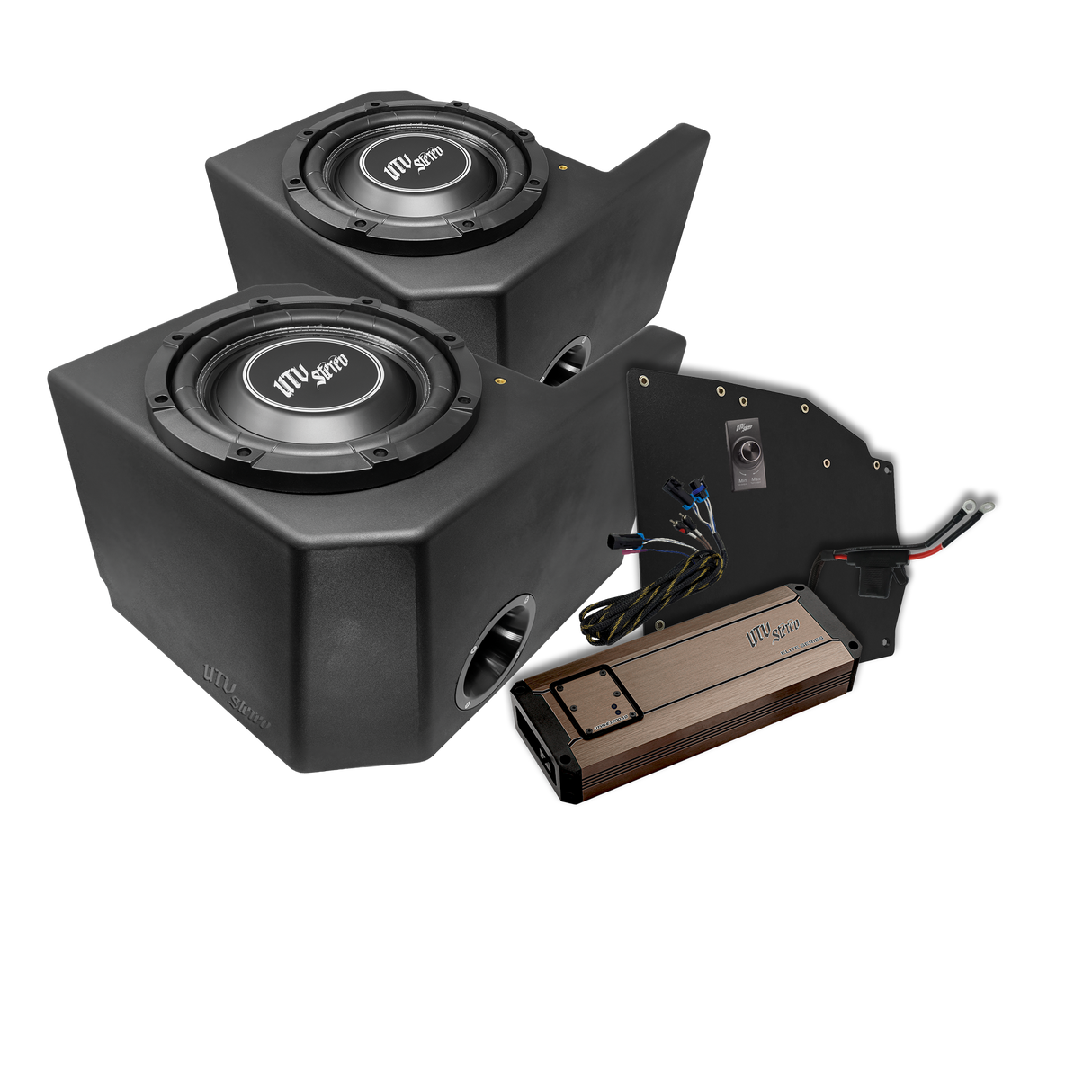 Polaris® Ranger 1200W Dual 10" Subwoofer Kit | UTVS-RNG-SUB-1200-2 UTV Stereo