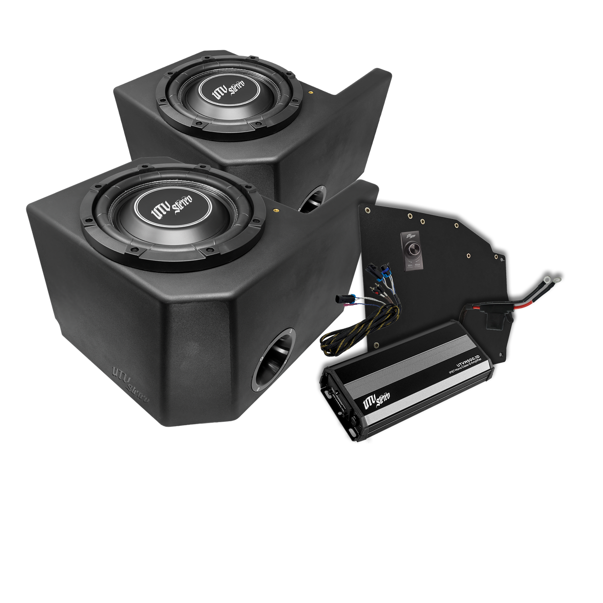 Polaris® Ranger 500W Dual 10" Subwoofer Kit | UTVS-RNG-SUB-500-2 UTV Stereo