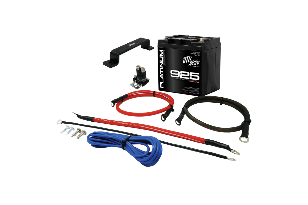 Polaris RZR 2nd Battery Kit | UTVS-RZR-2BATT-KIT UTV Stereo