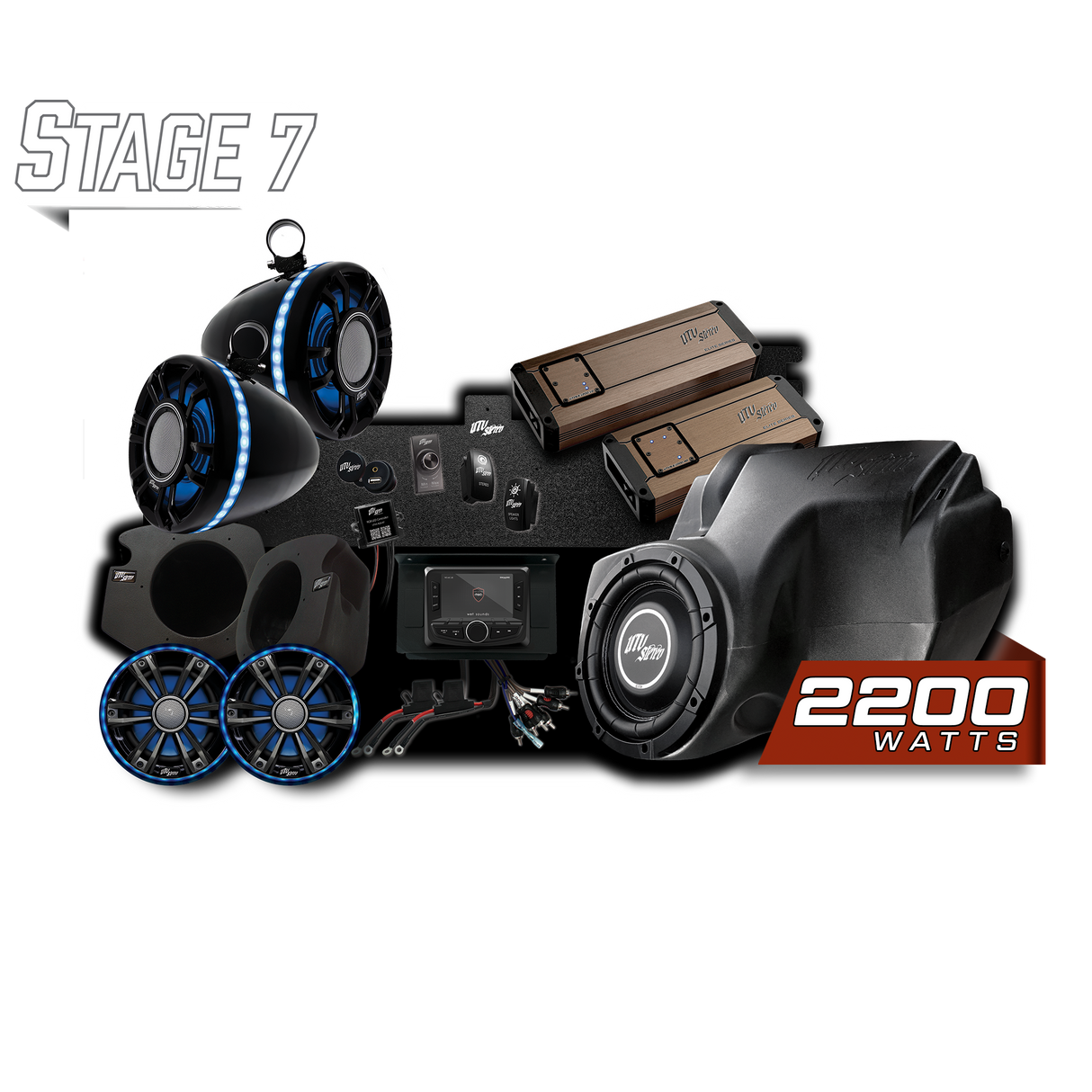 RZR® Elite Series Stage 7 Stereo Kit | UTVS-RZR-S7-E UTV Stereo