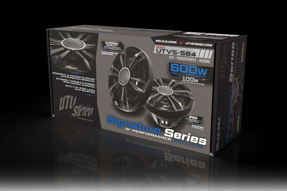 Signature Series 8" Speakers | UTVS-S84 UTV Stereo